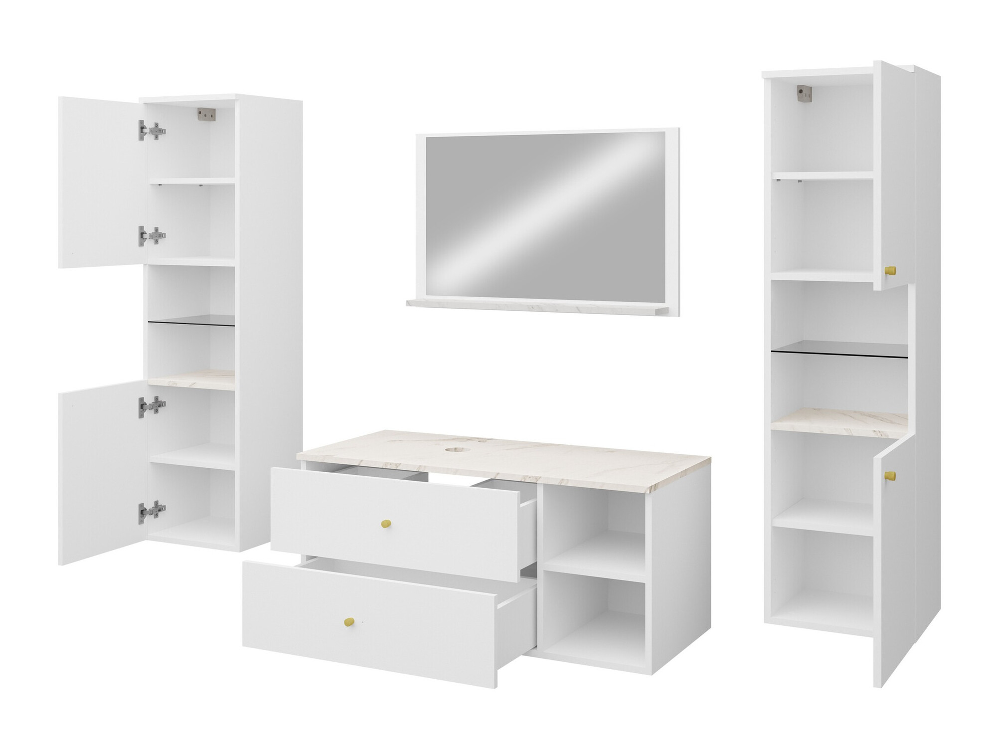 Vonios komplektas Ophruvi 102 (Juoda)