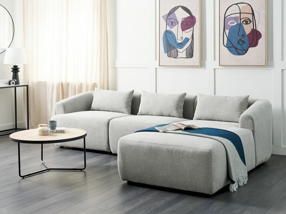 Minkštas kampas Berwyn 1813 (Pilka)