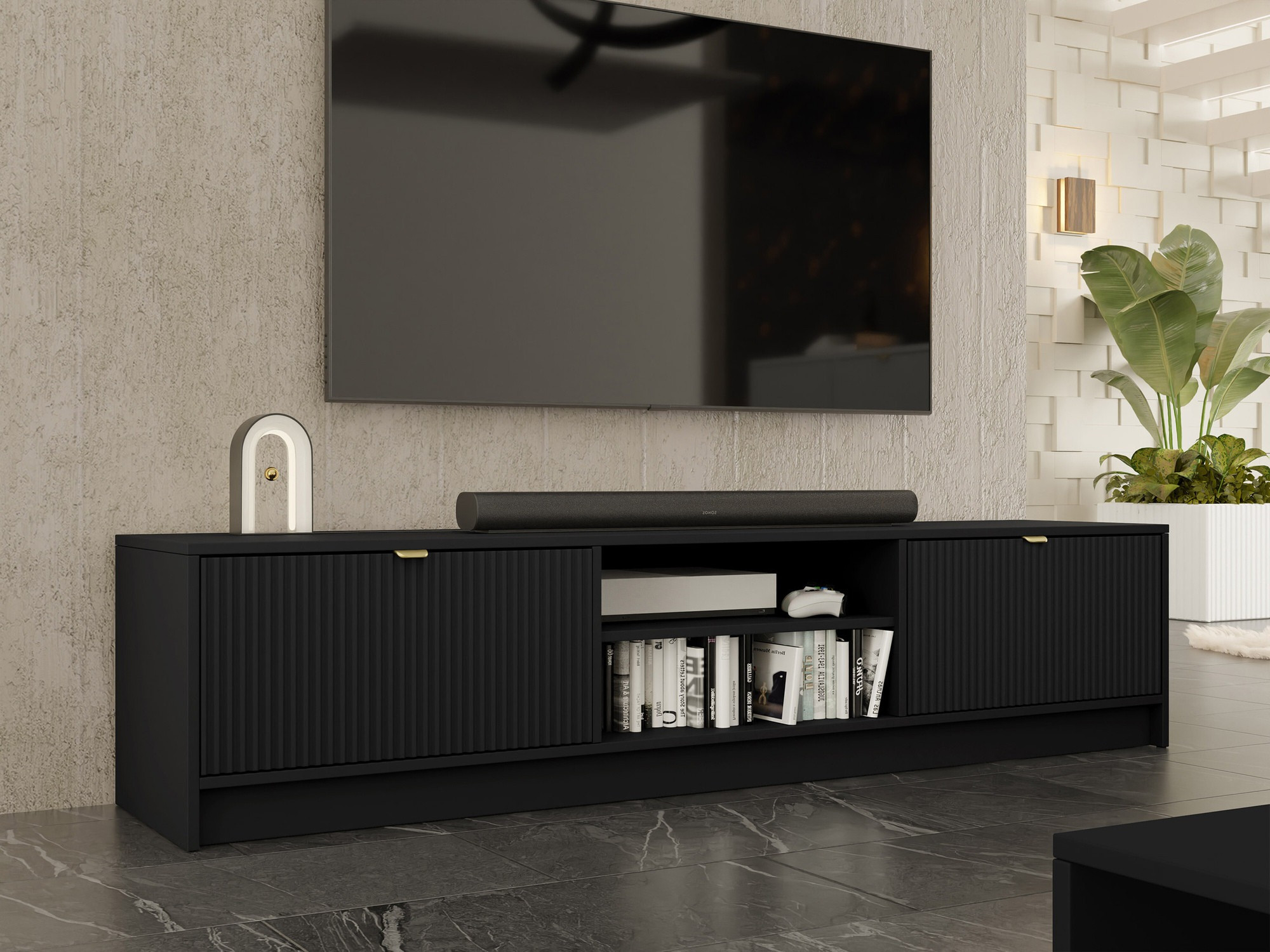 TV staliukas Comfivo Papilio I (Juoda)