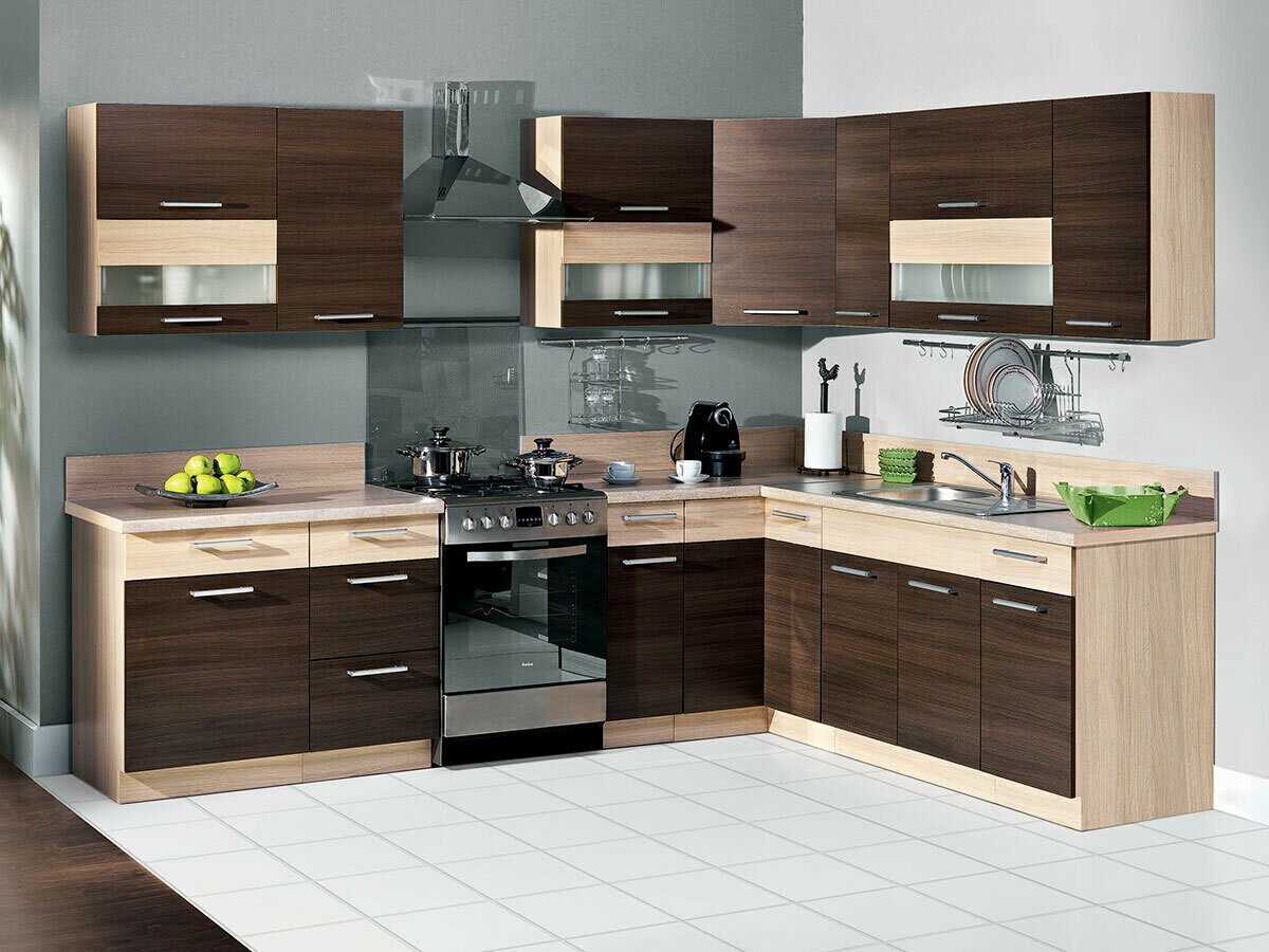 Modulinė pakabinama spintelė Mode Dark 107