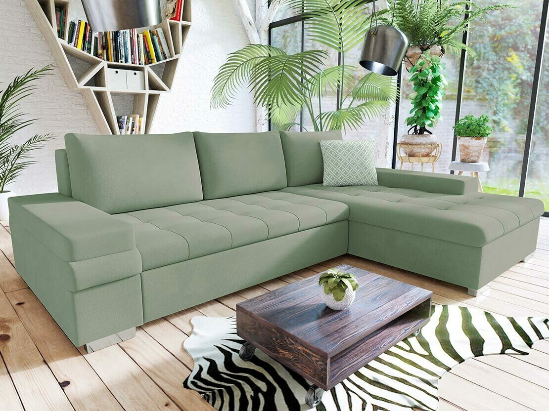 Minkštas kampas Comfivo Olivetum I (Uttario Velvet 2954 + Evo 29)