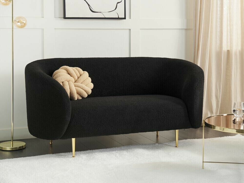 Sofa Berwyn 123 (Juoda + Auksinė)