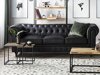 Chesterfield sofa Cirdoro 104 (Juoda)