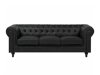 Chesterfield sofa Cirdoro 104 (Juoda)