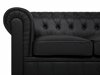 Chesterfield sofa Cirdoro 104 (Juoda)