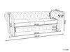 Chesterfield sofa Cirdoro 104 (Juoda)