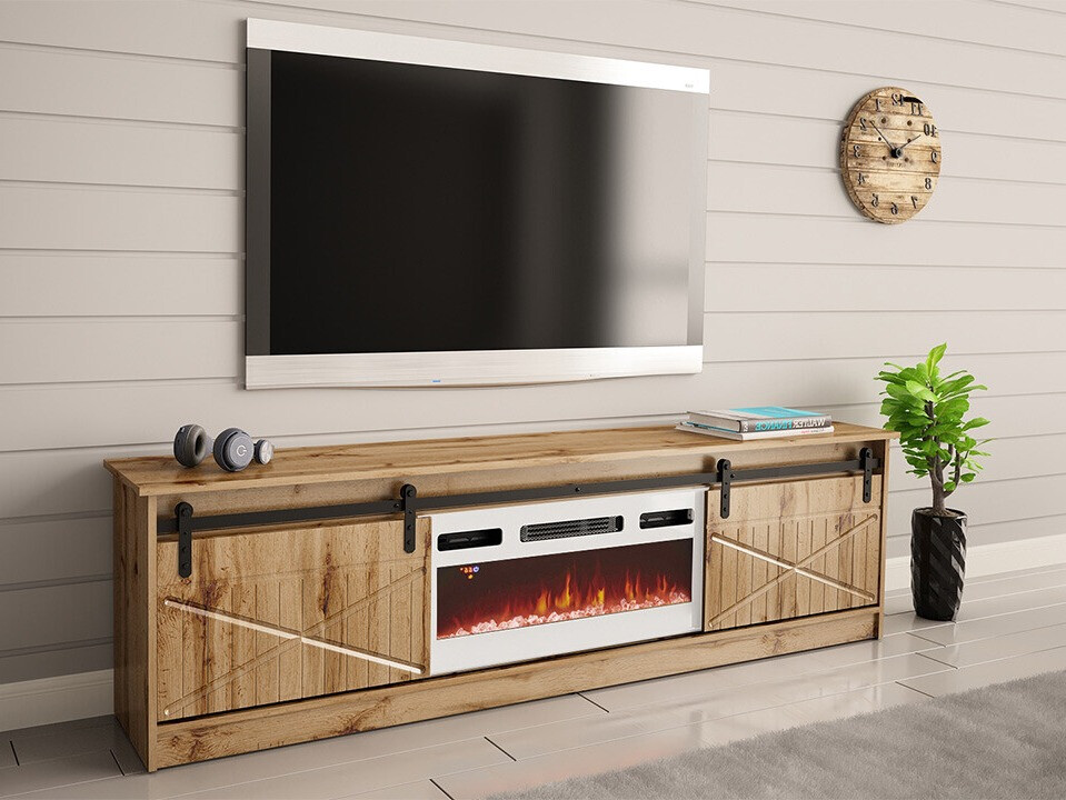 TV staliukas Charlotte 165 (Votan ąžuolas)