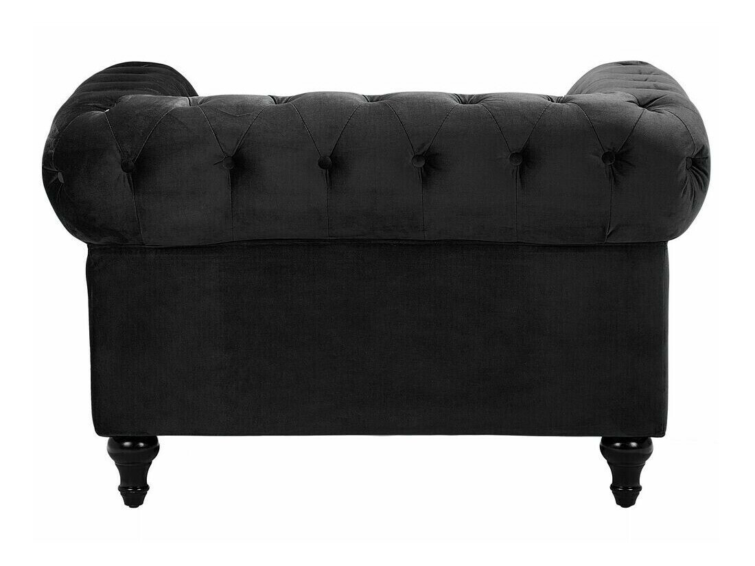 Chesterfield fotelis Cirdoro 102 (Juoda)