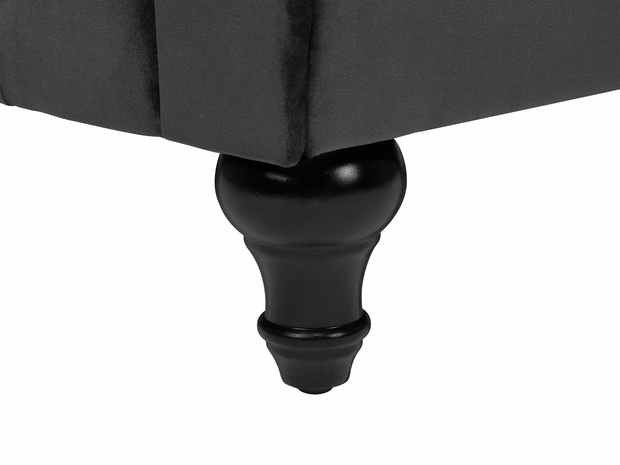 Chesterfield fotelis Cirdoro 102 (Juoda)