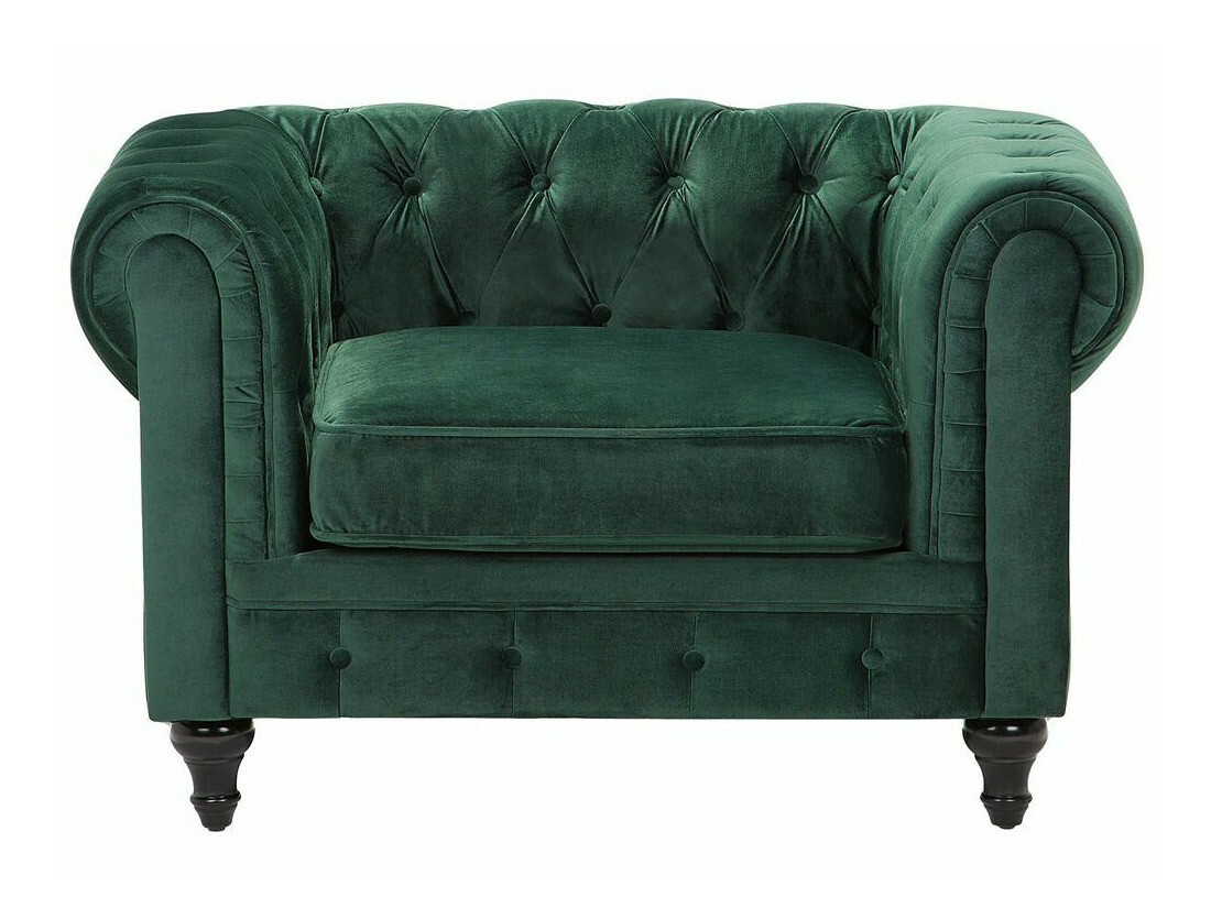 Chesterfield fotelis Cirdoro 102 (Žalia)
