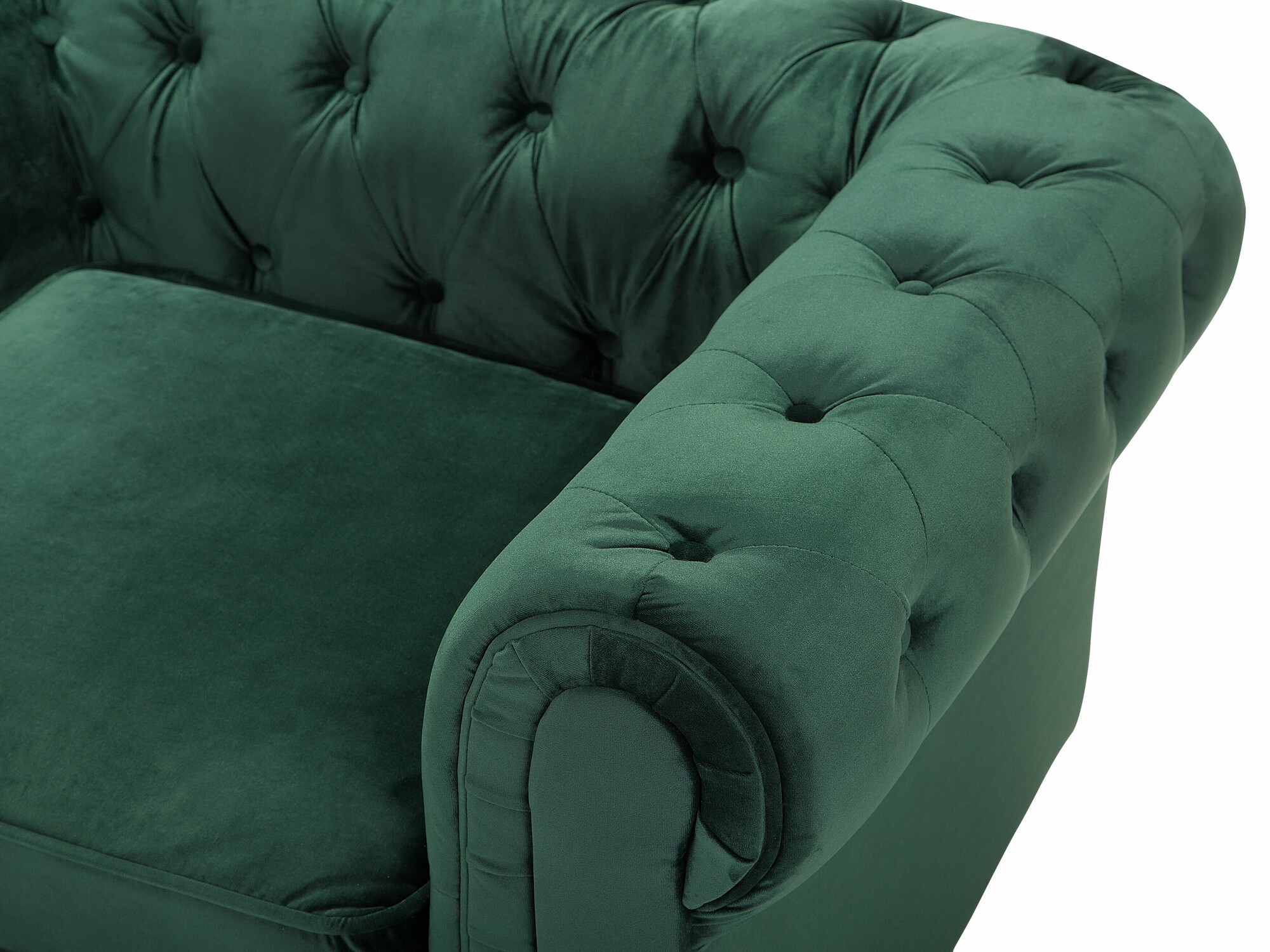 Chesterfield fotelis Cirdoro 102 (Žalia)