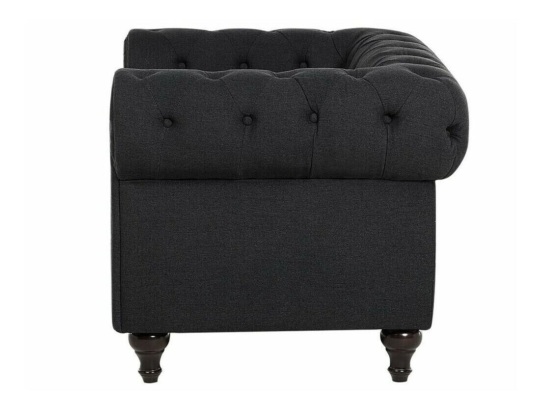 Chesterfield fotelis Cirdoro 102 (Grafitas)