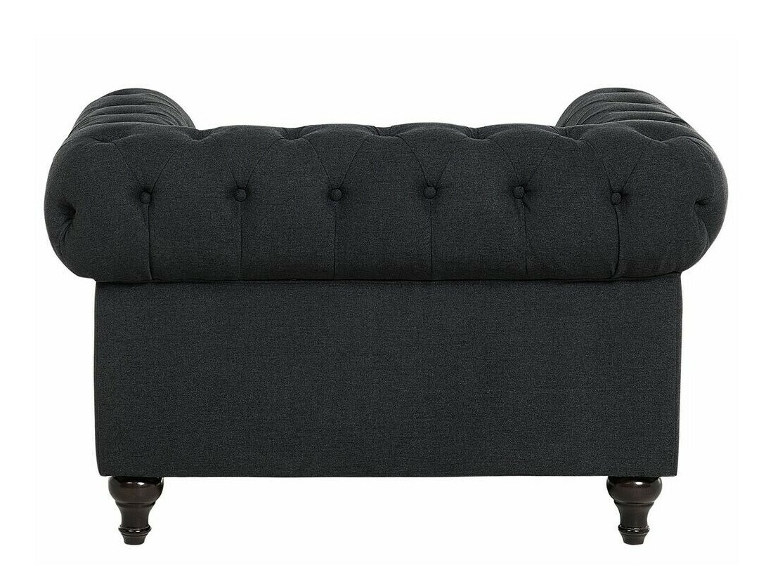 Chesterfield fotelis Cirdoro 102 (Grafitas)