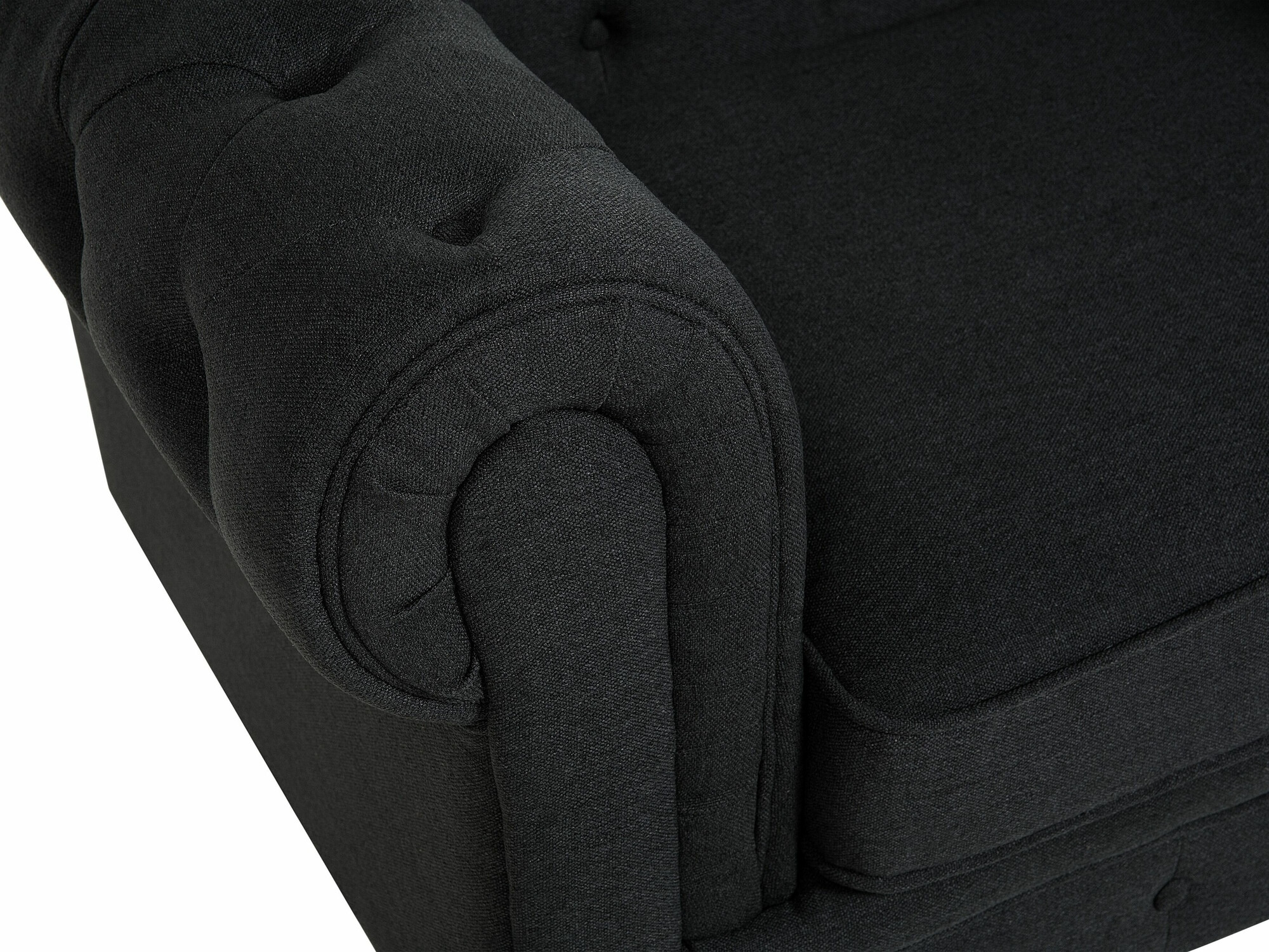 Chesterfield fotelis Cirdoro 102 (Grafitas)