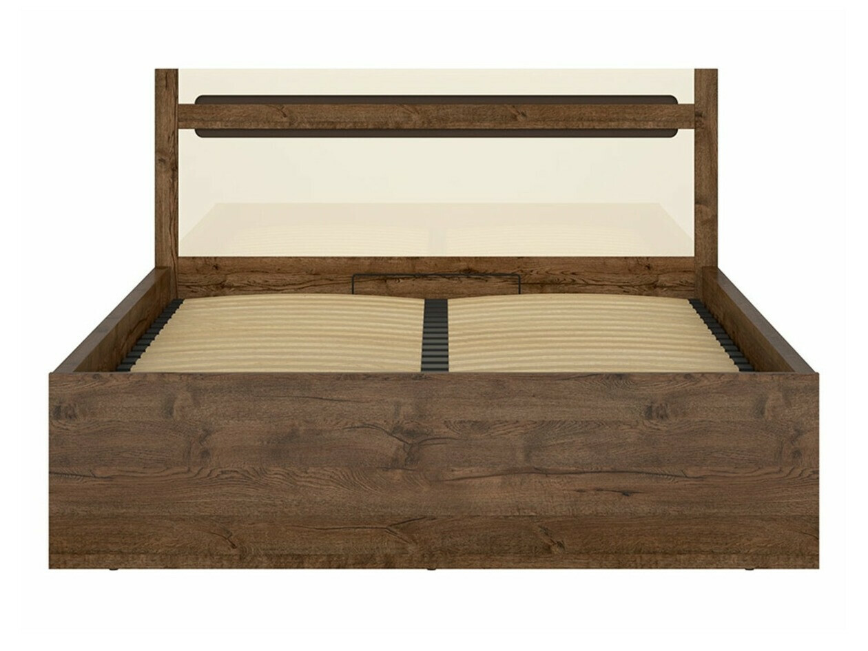Lova Ophevaru 120 (Blizgi kreminė + April ąžuolas)