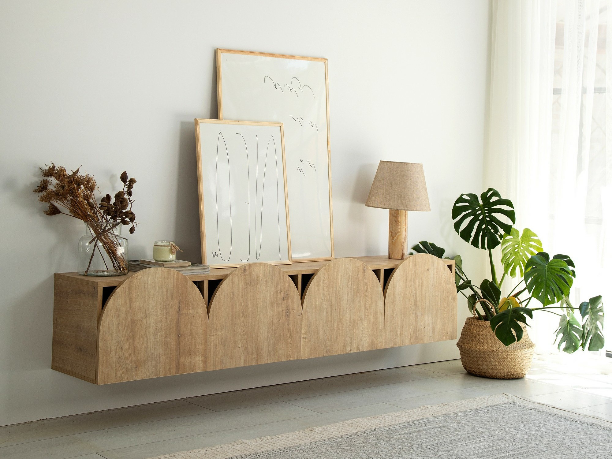 TV staliukas Kailua 2066 (Ąžuolas)