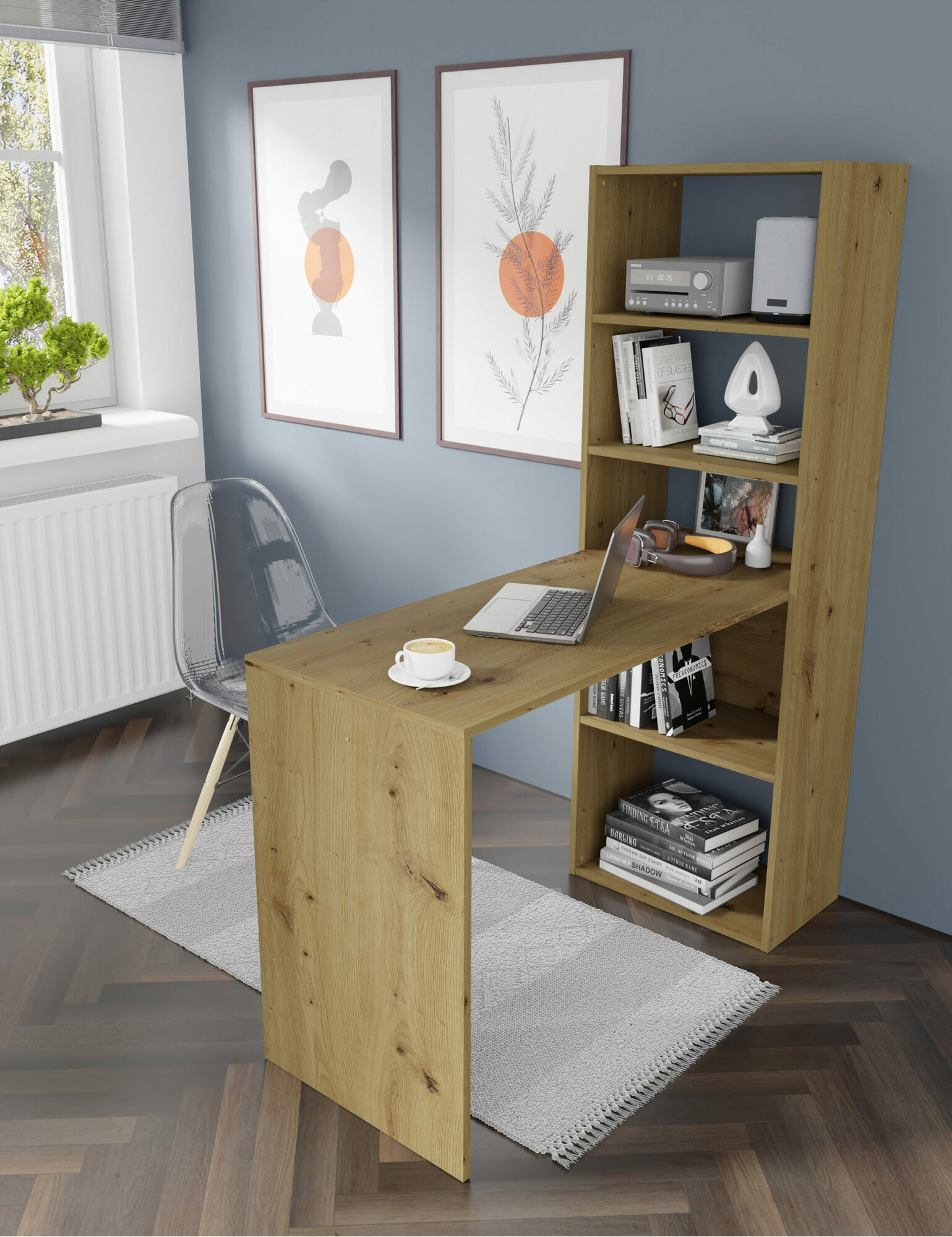 Darbo stalas Buffalo 111 (Artisan ąžuolas)