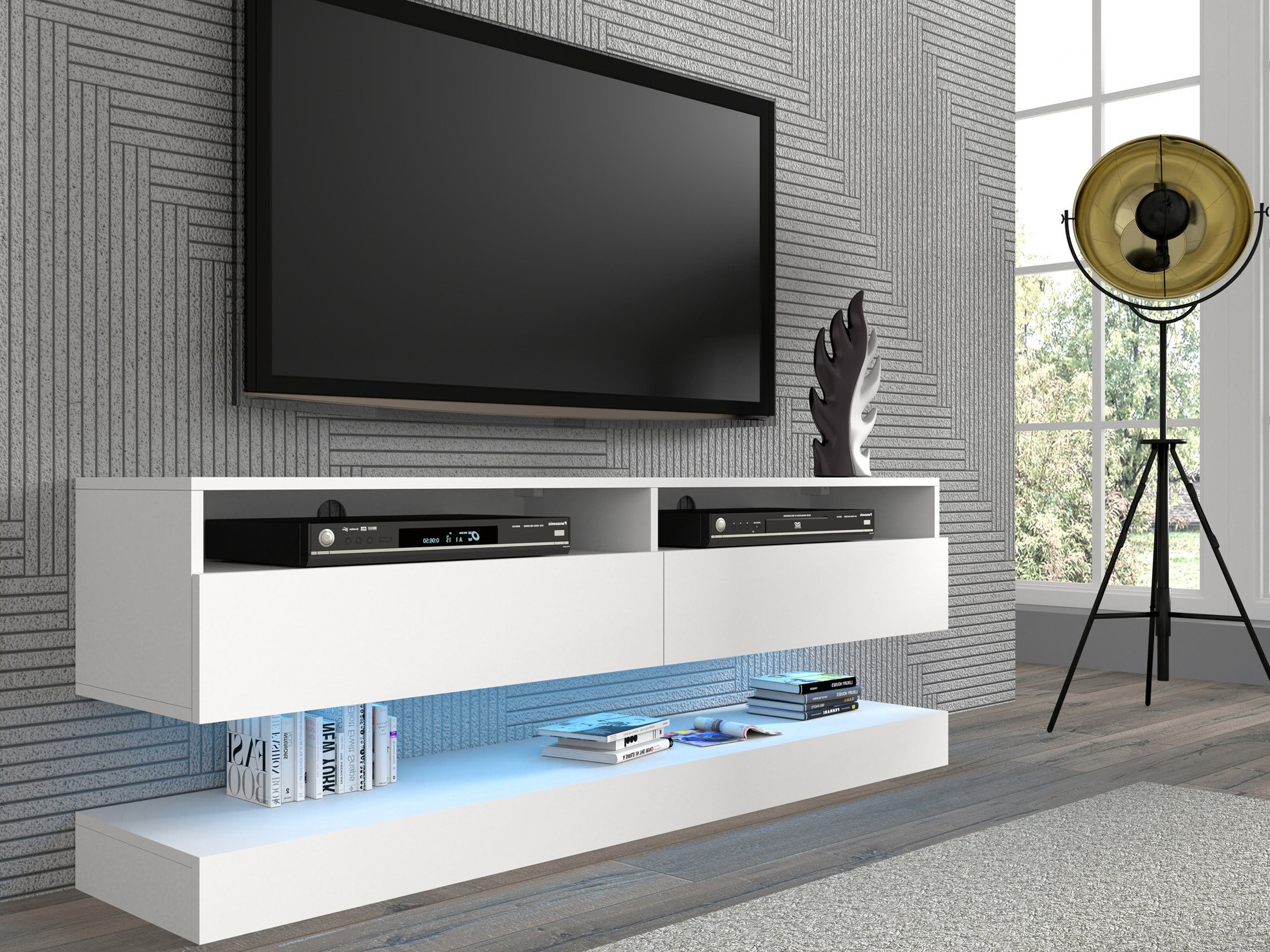 TV staliukas Buffalo 108 (Balta)