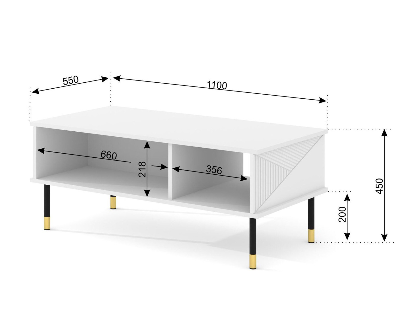 Žurnalinis staliukas Buffalo 139