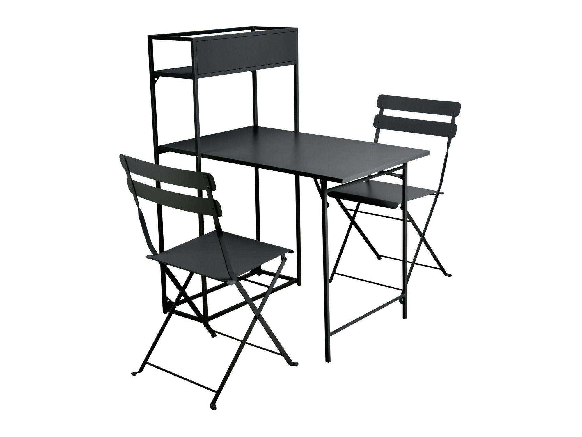 Balkono komplektas Lenitus (Juoda)