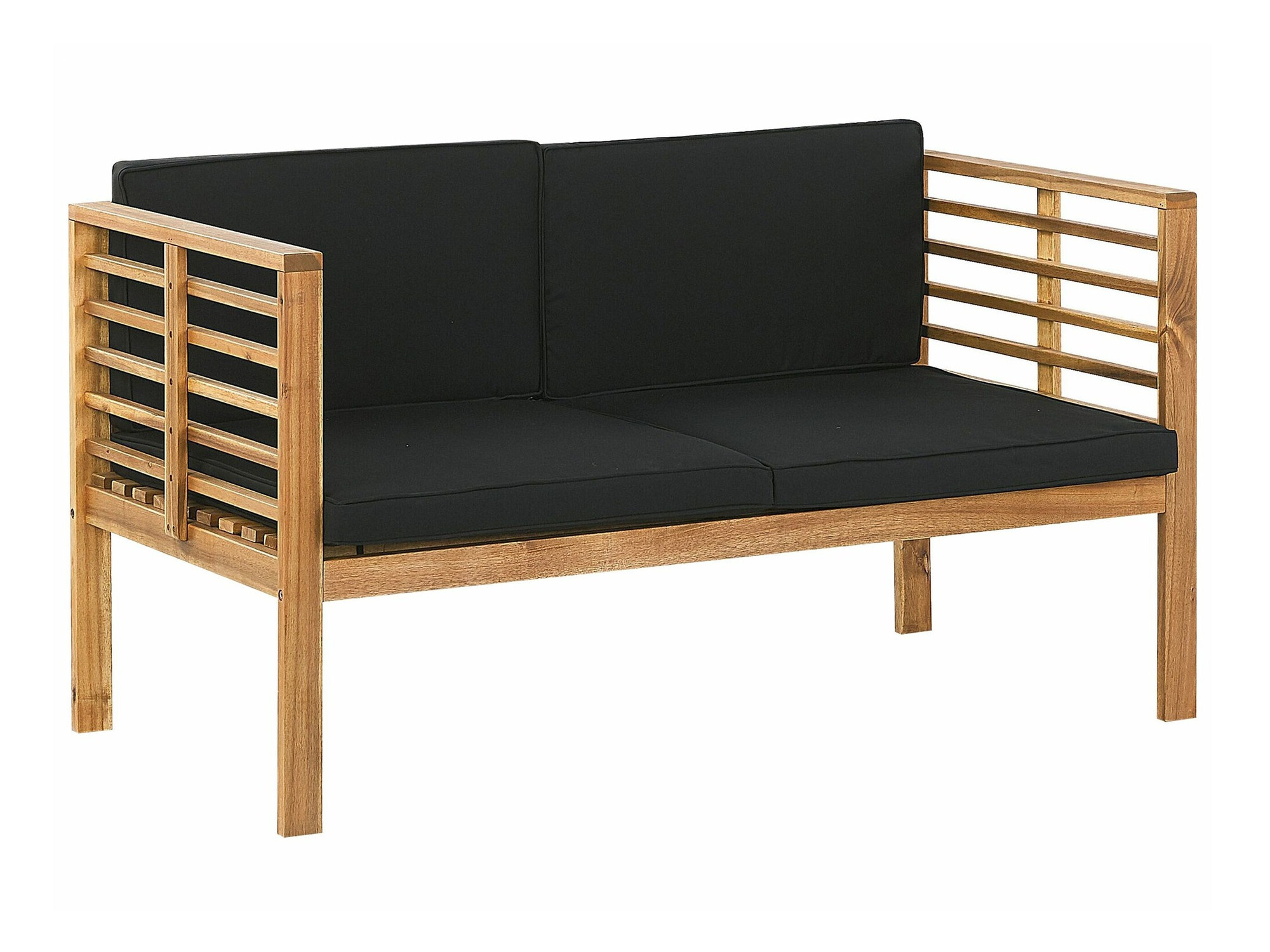 Lauko baldų komplektas Berwyn 1847 (Juoda + Šviesus medis)