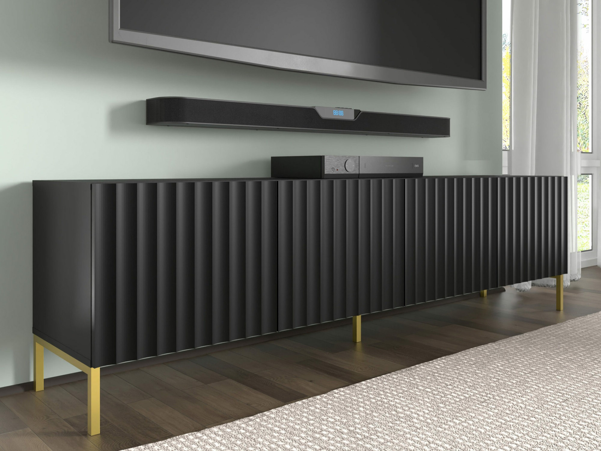 TV staliukas Soropho 103 (Juoda)