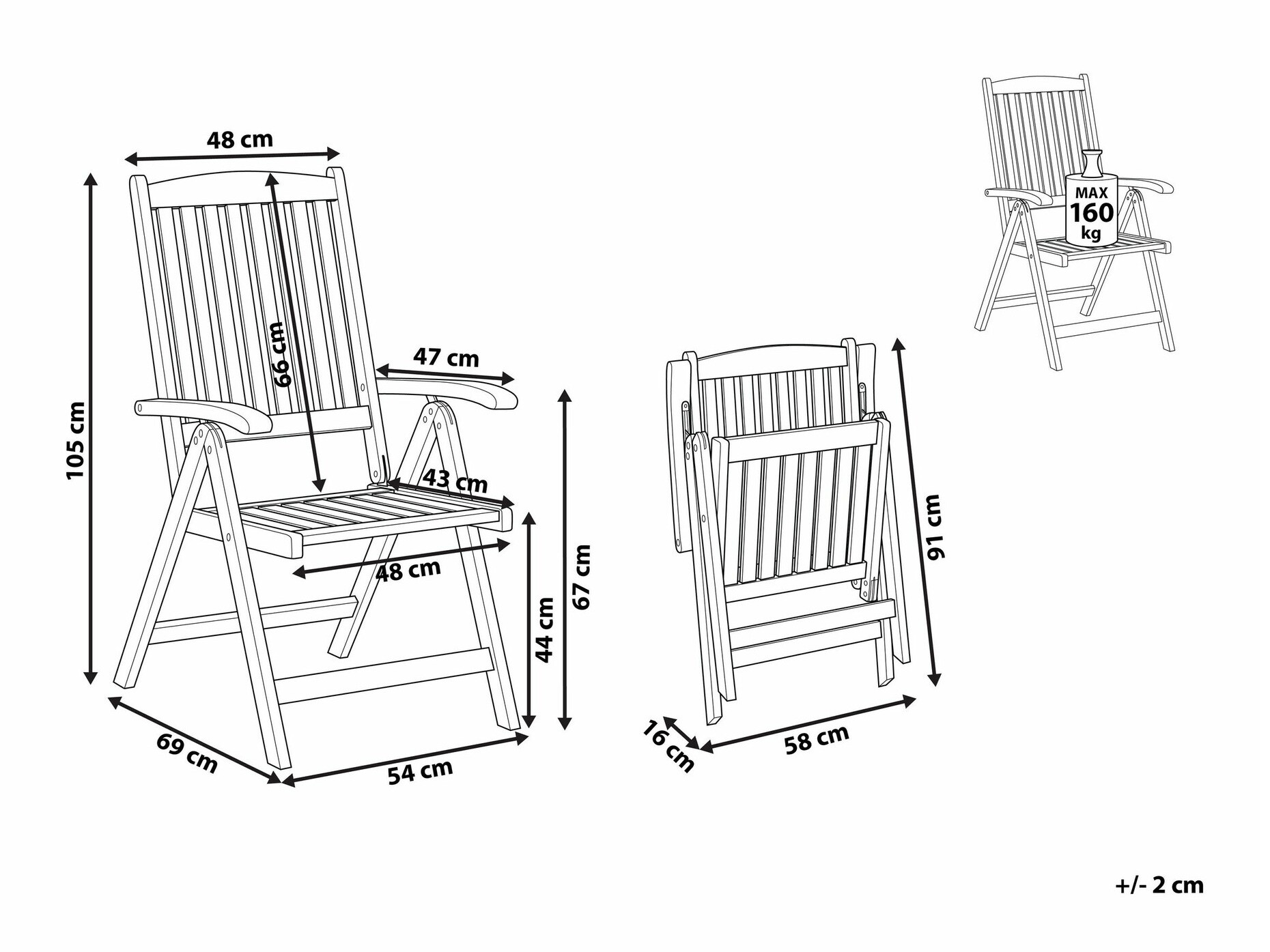 Lauko kėdė Berwyn 1899