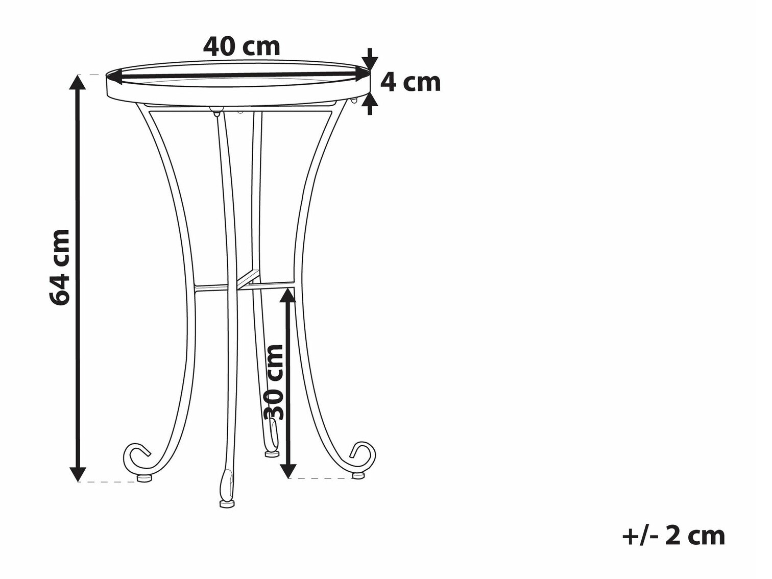 Lauko staliukas Berwyn 1888