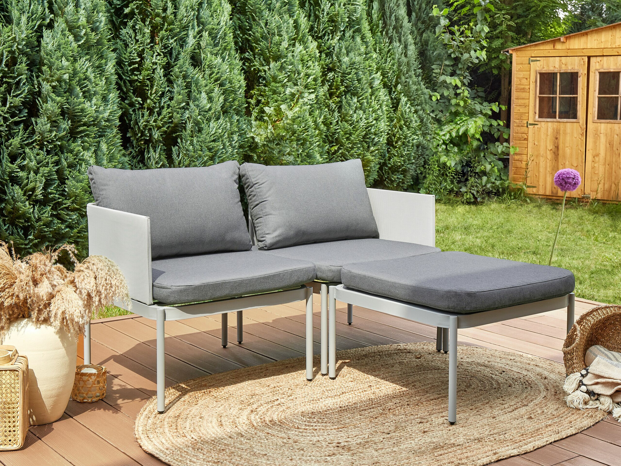 Lauko baldų komplektas Berwyn 1946 (Pilka)