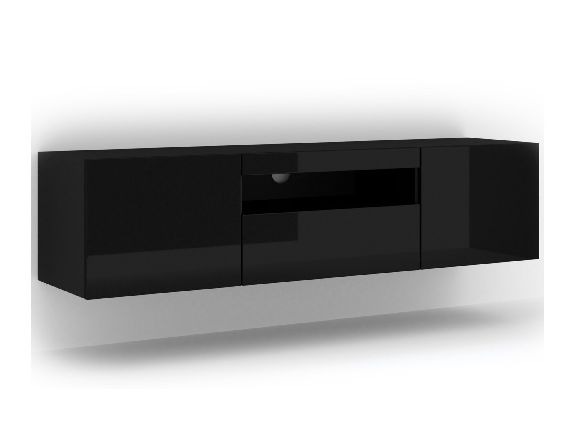 TV staliukas Morteo 103 (Juoda + Blizgi juoda)