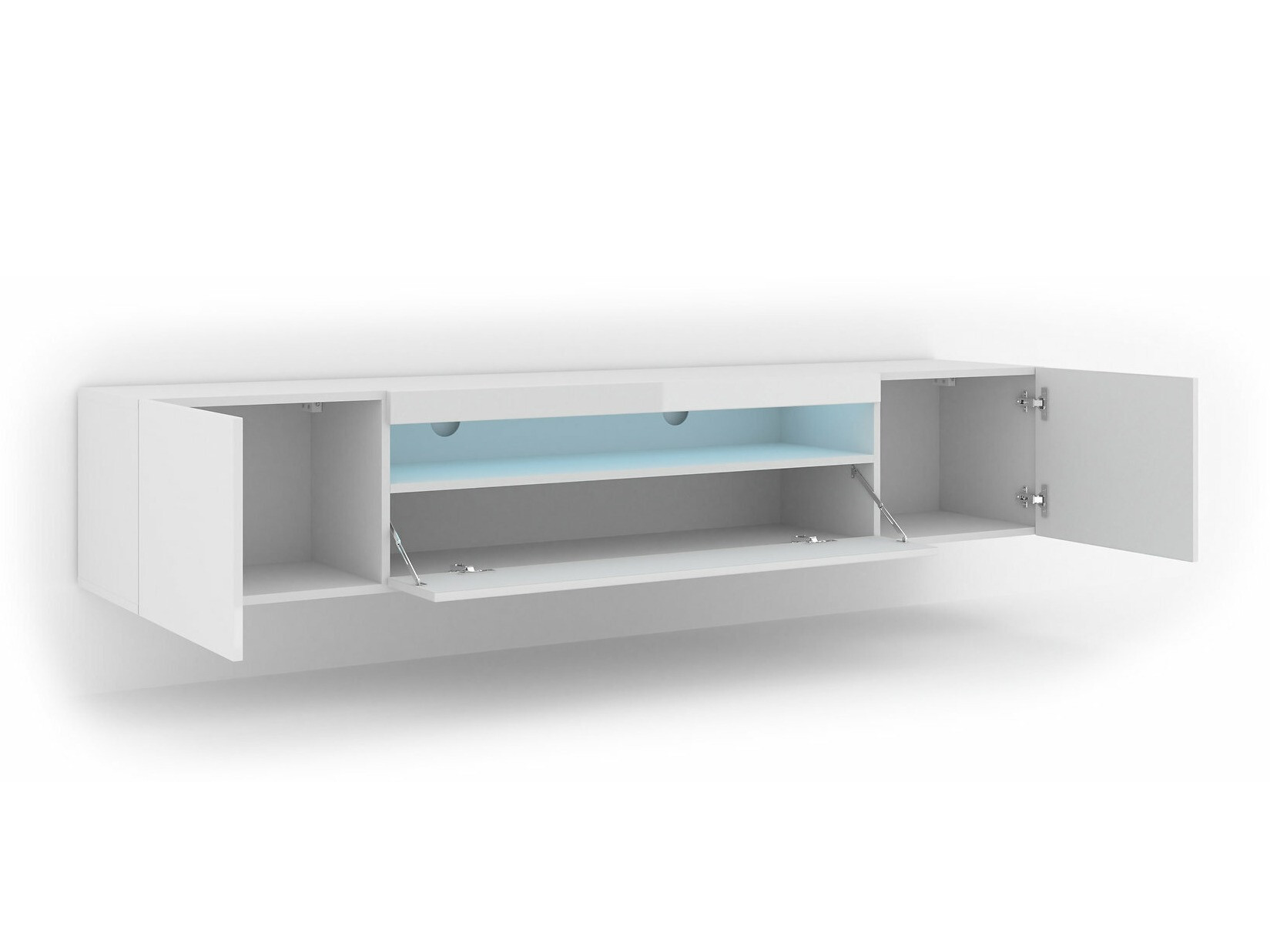 TV staliukas Morteo 104 (Balta + Blizgi balta)