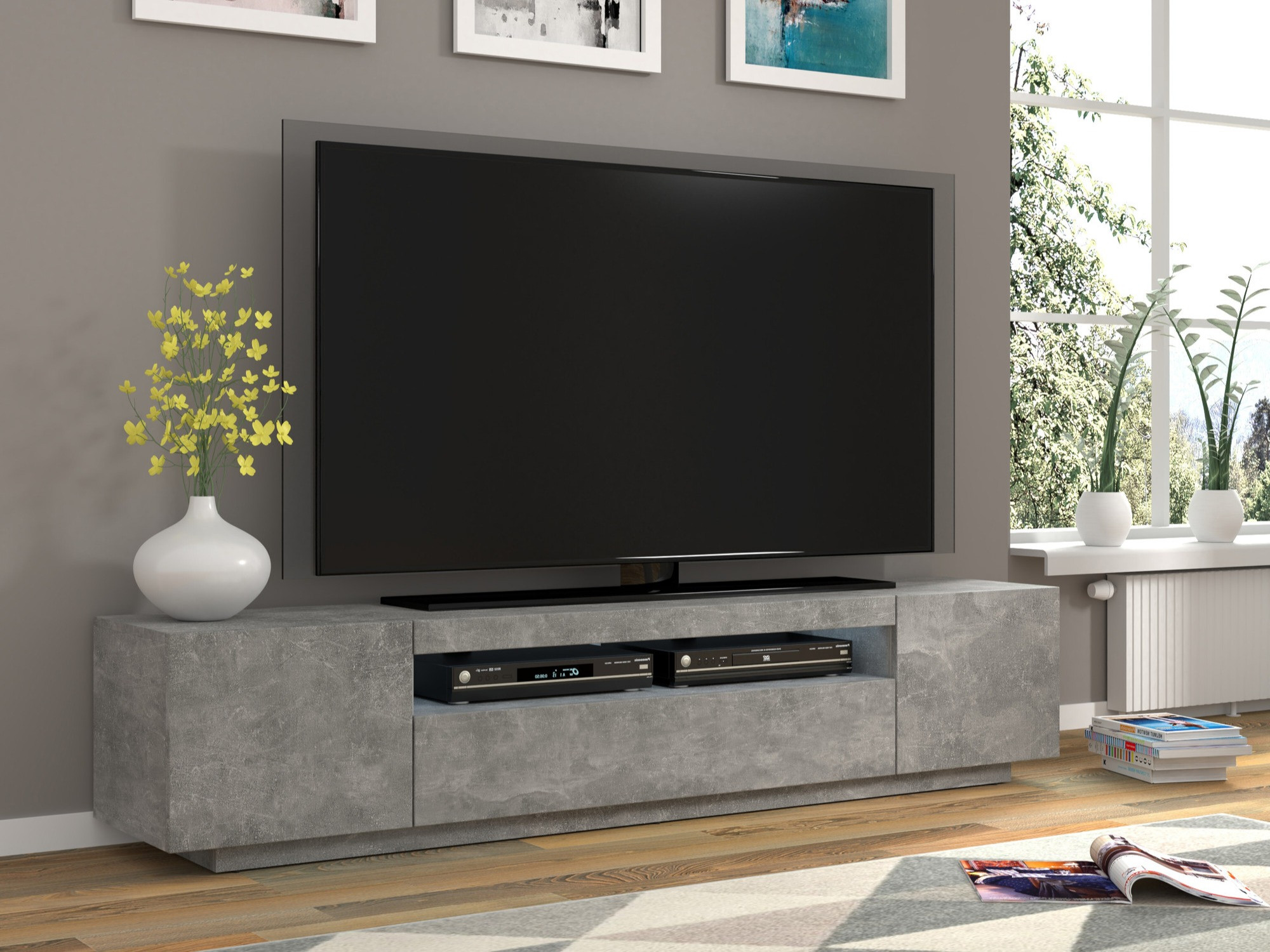 TV staliukas Morteo 104 (Betonas)
