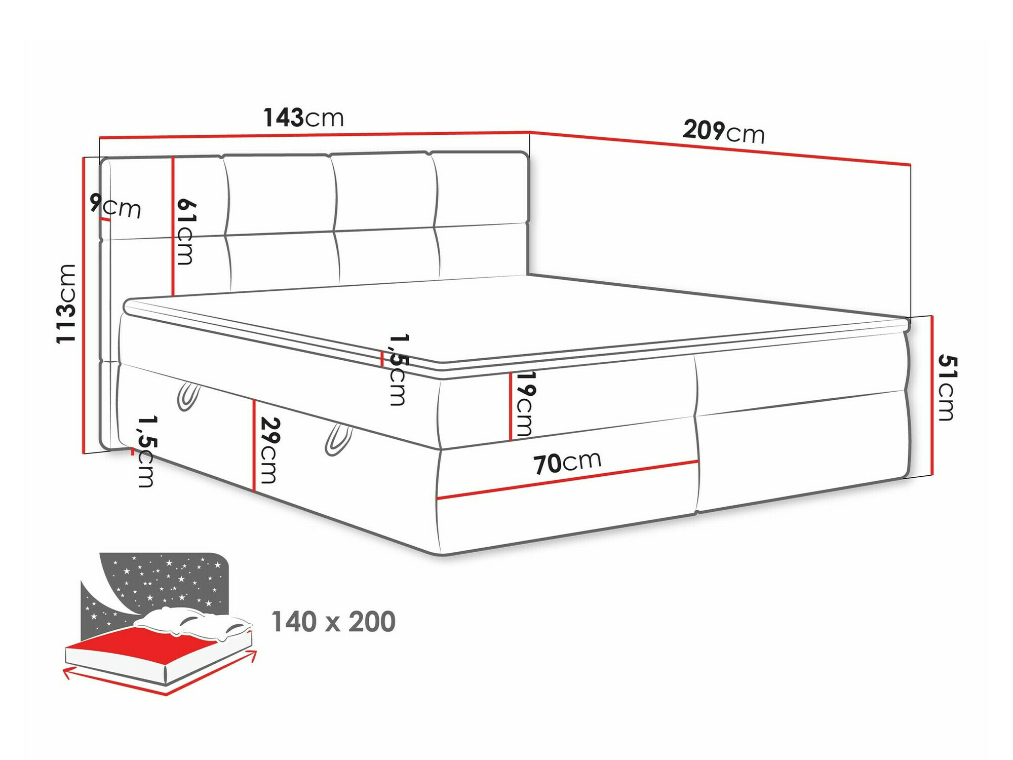 Continental lova ComfiDream 187 (Curio 99)