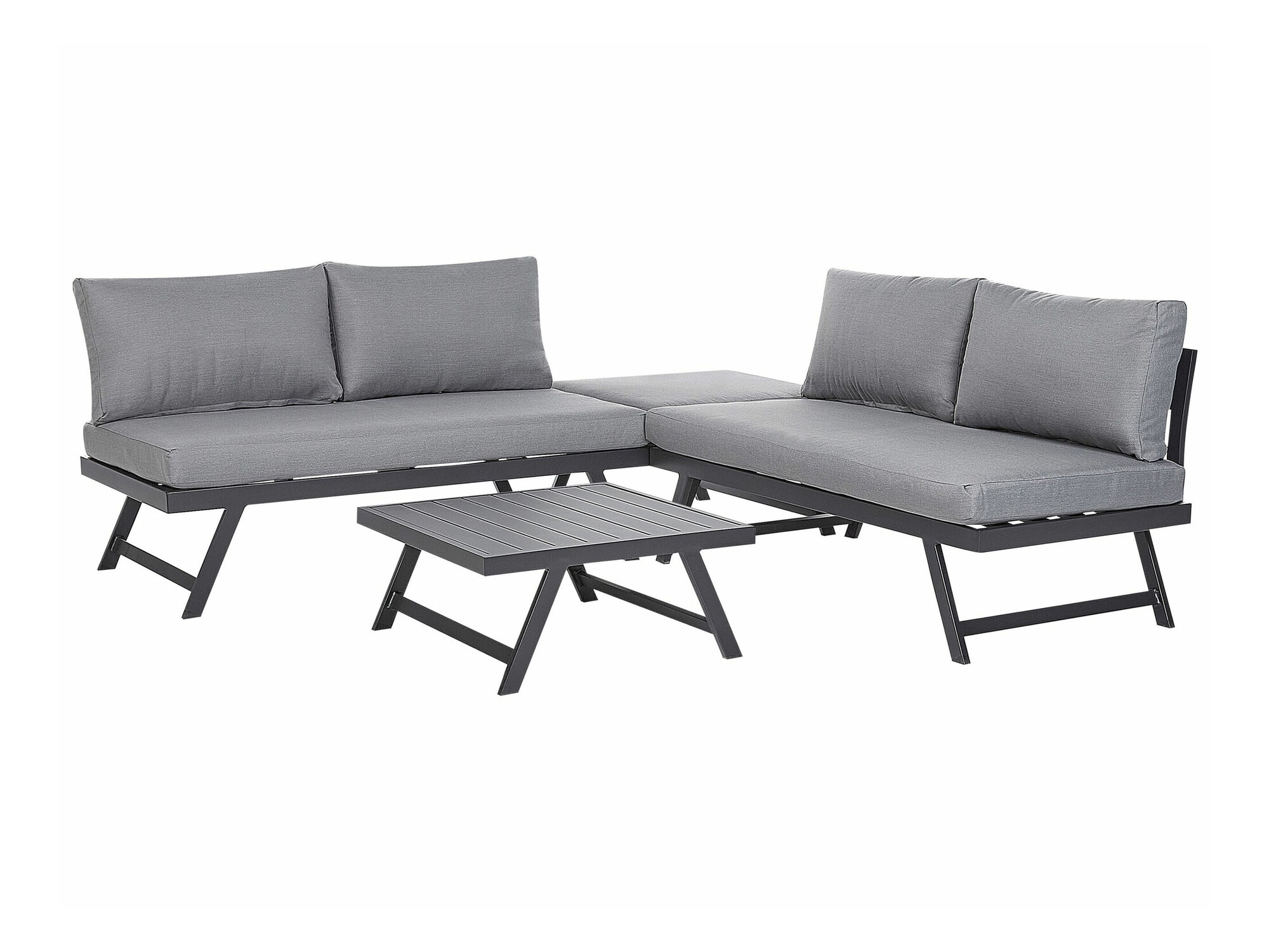 Lauko baldų komplektas Berwyn 1960 (Pilka)