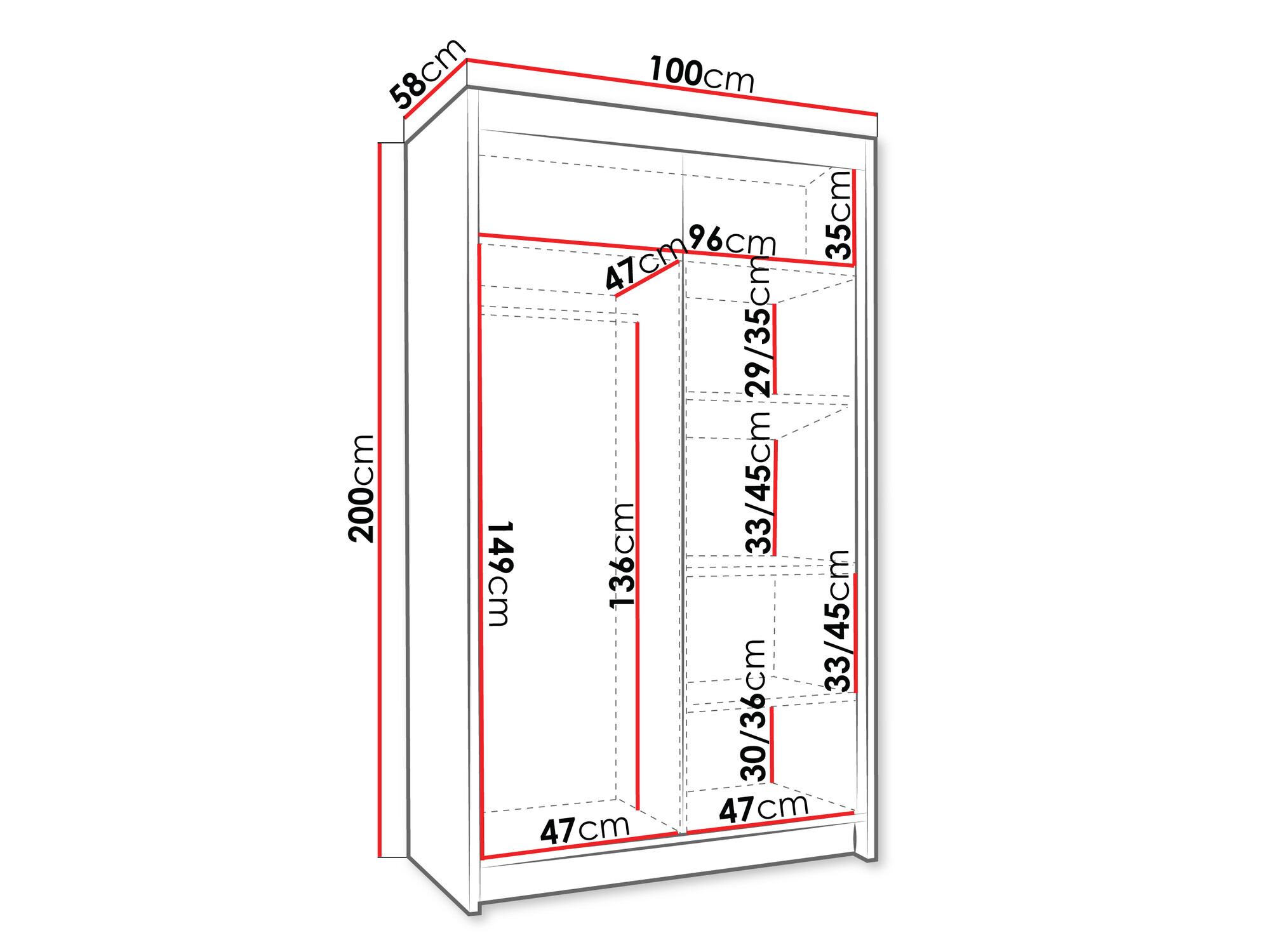 Spinta Closico Corden III (Balta)