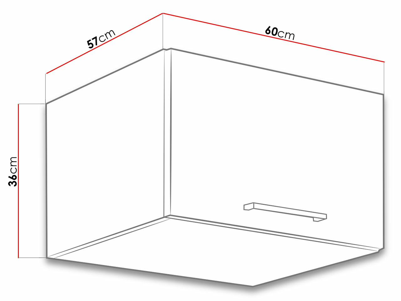 Modulinė pakabinama spintelė Wood Dark 110