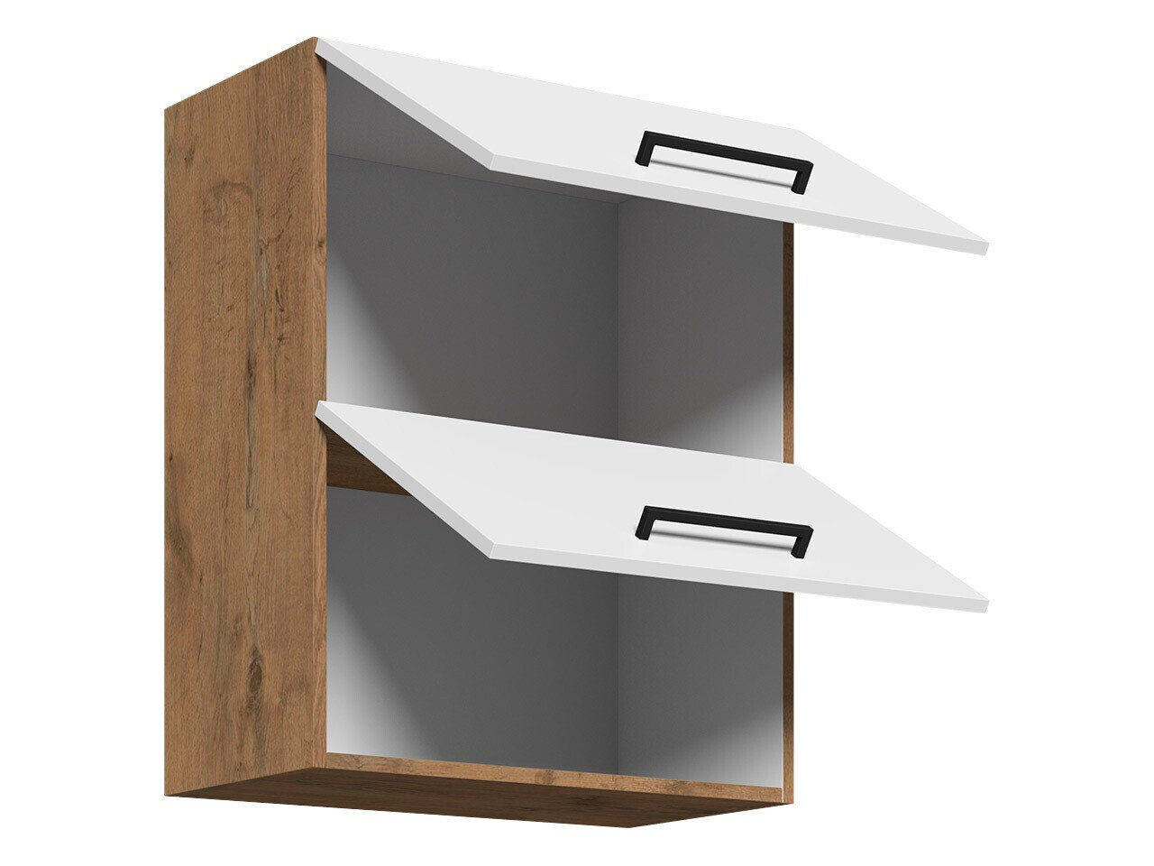 Modulinė pakabinama spintelė Wood White 132