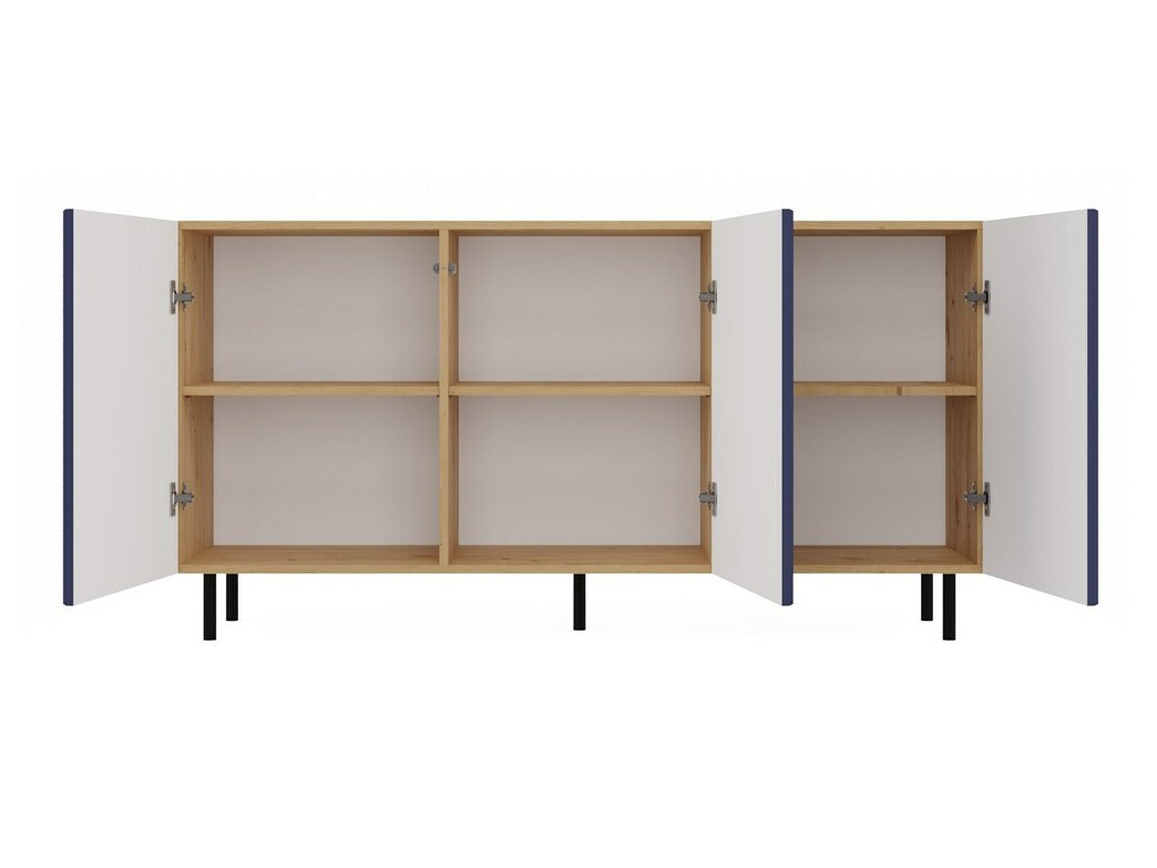 Spintelė Romseru 102 (Mėlyna + Artisan ąžuolas)