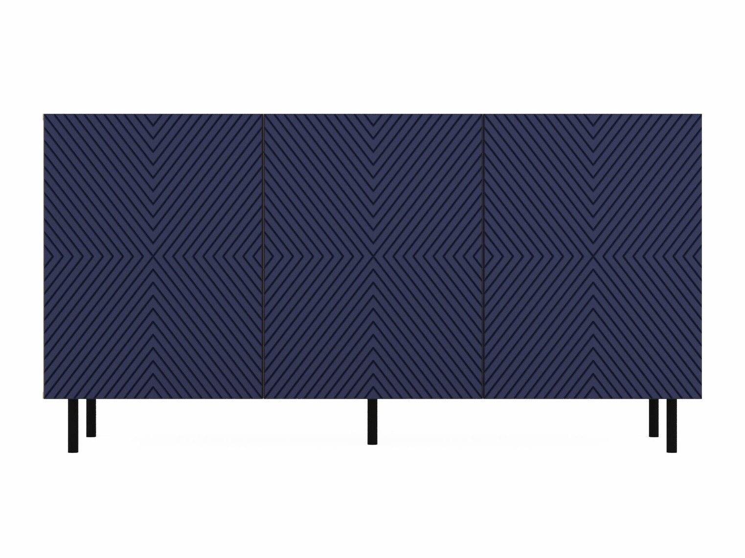 Spintelė Romseru 103 (Mėlyna + Artisan ąžuolas)