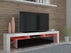 TV staliukas Buffalo 169 (Balta + Blizgi juoda)