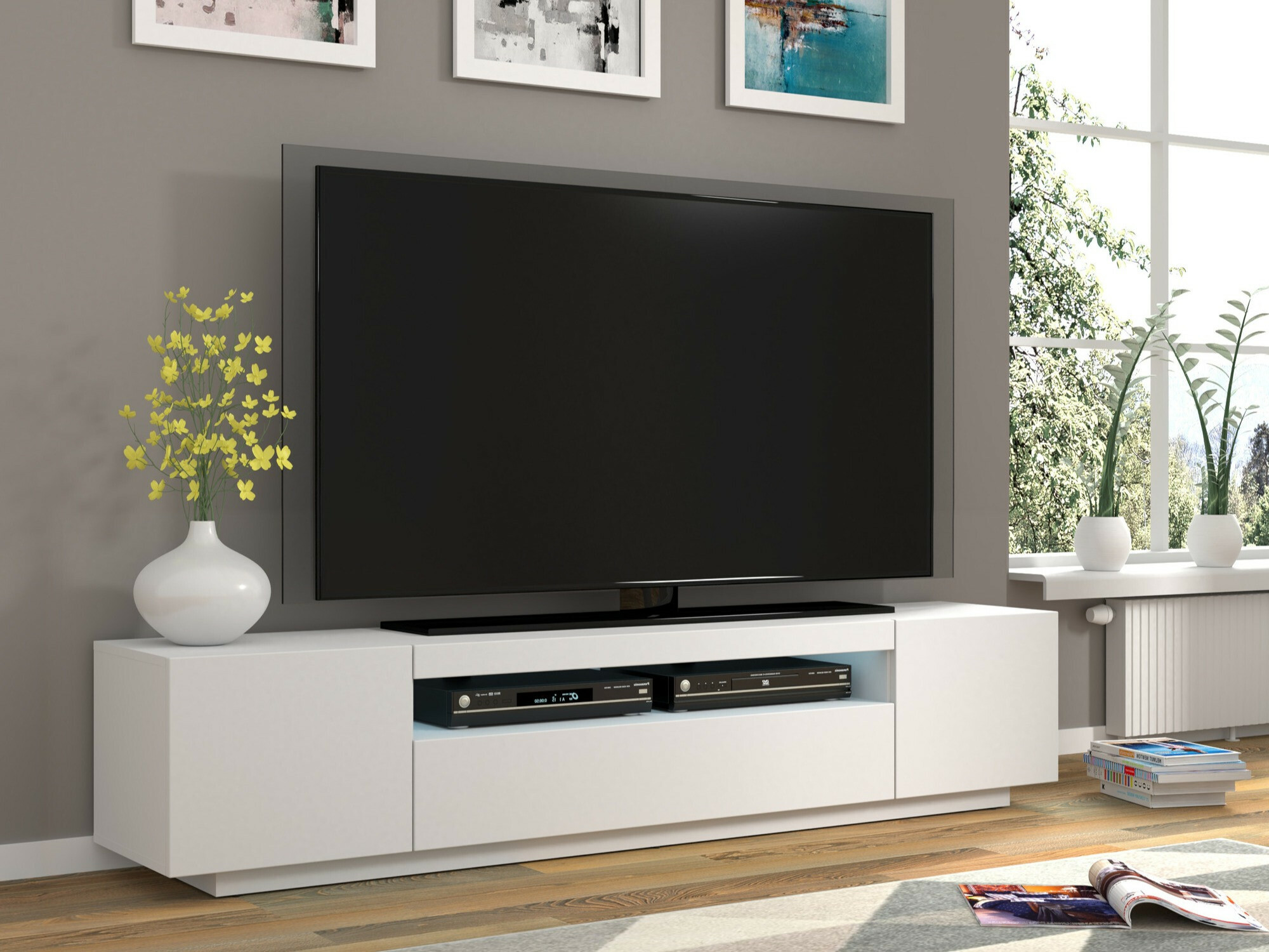 TV staliukas Morteo 104 (Balta)
