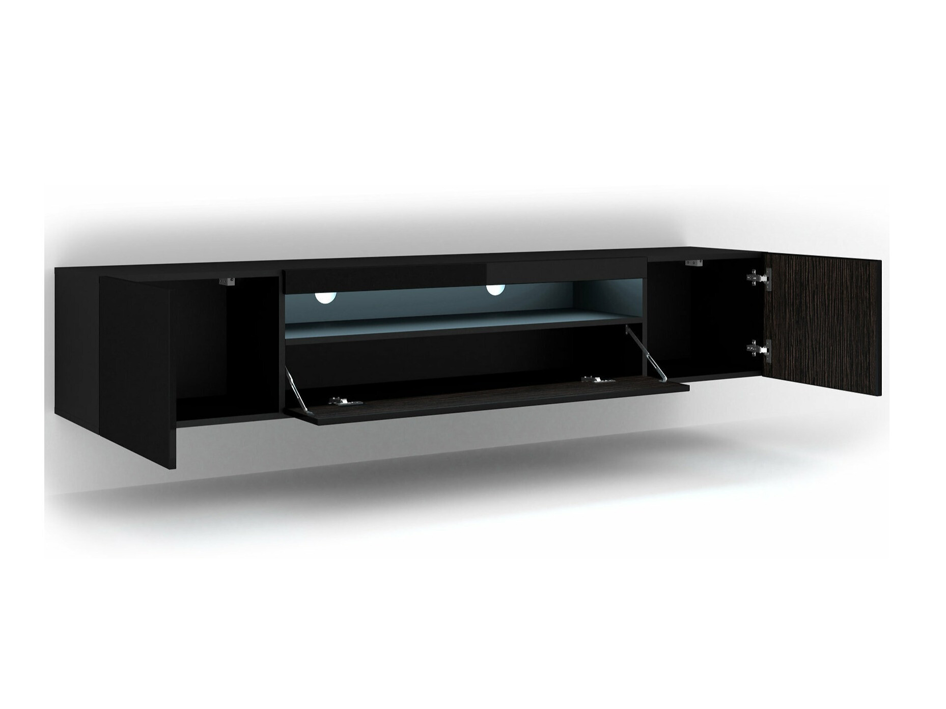 TV staliukas Morteo 104 (Juoda + Blizgi juoda)
