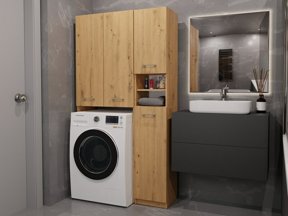 Vonios lentyna Mandeville 130 (Artisan ąžuolas)