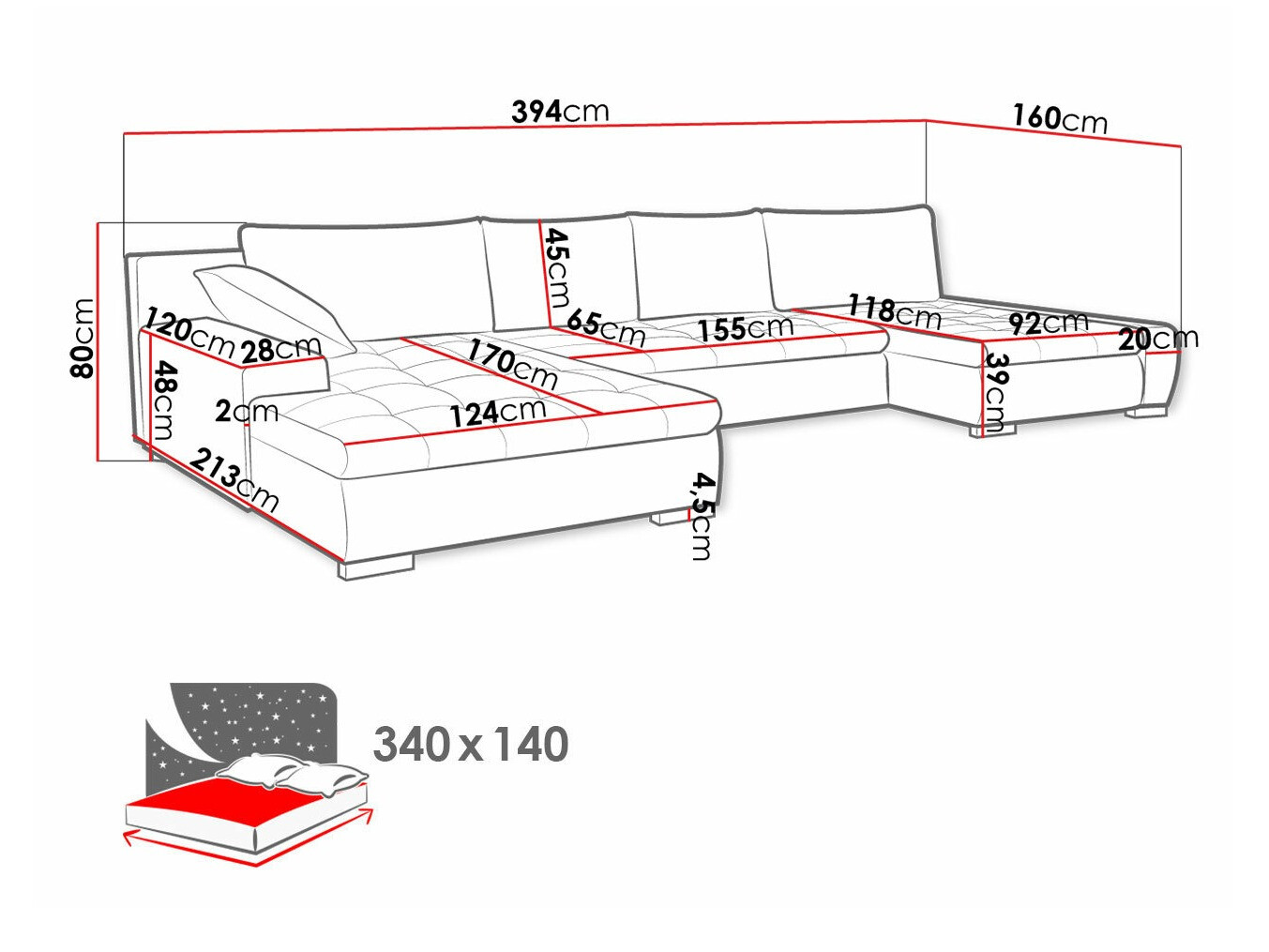 Minkštas kampas Comfivo 106 (Soft 011 + Lawa 06)