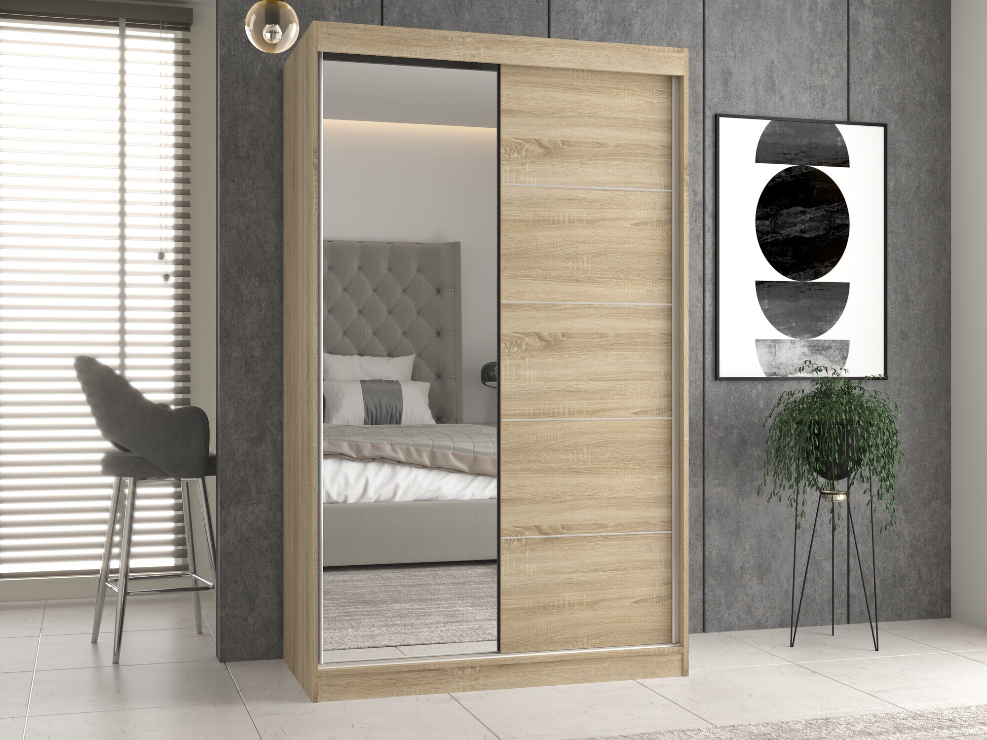 Spinta Mandeville 157 (Sonomos ąžuolas)