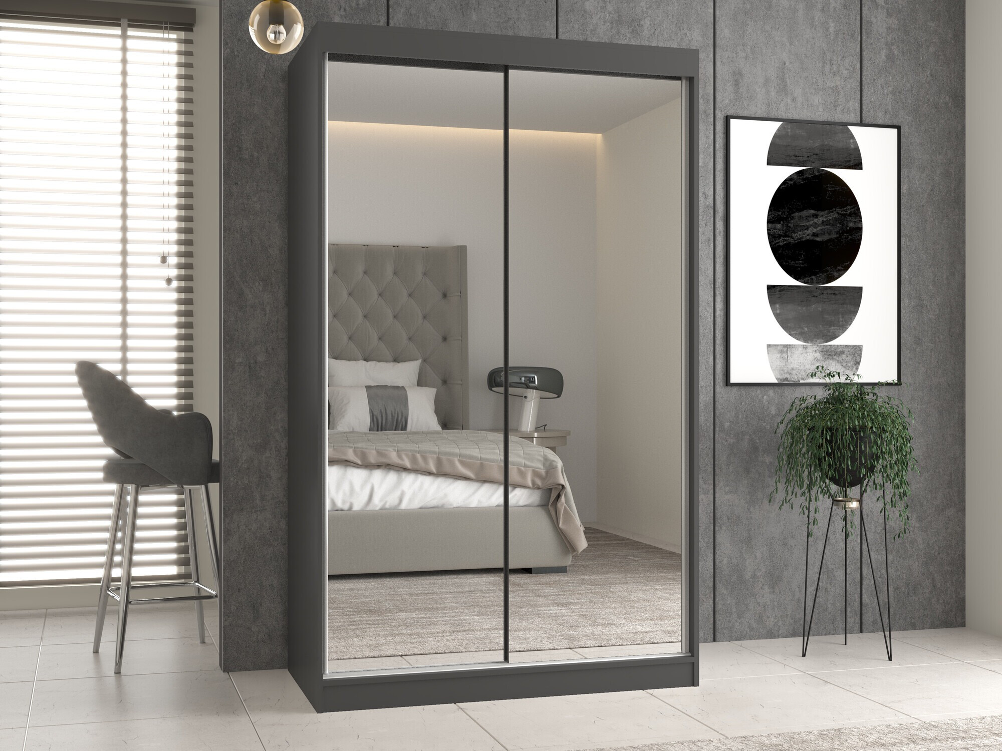 Spinta Mandeville 158 (Antracitas)