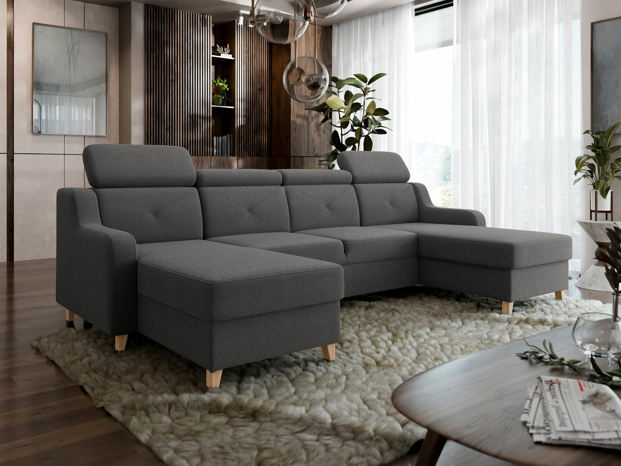 U formos minkšti kampai pritaikyti siurbliui robotui