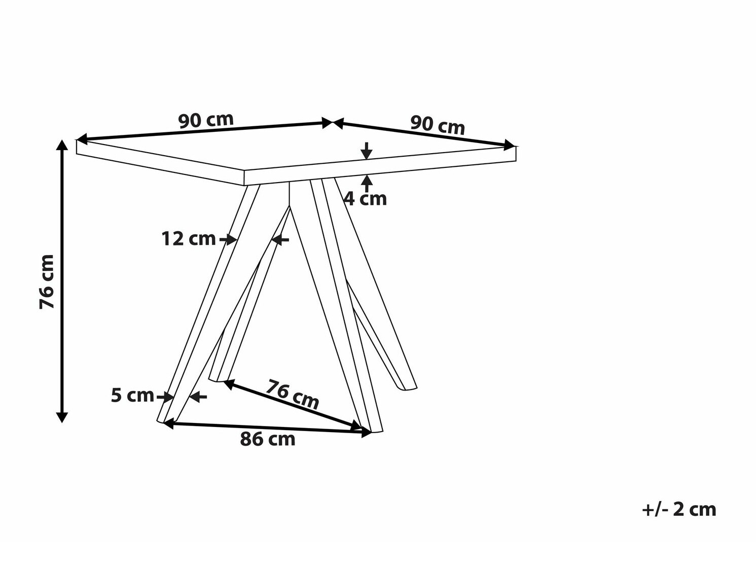 Lauko stalas Nolsoro 100