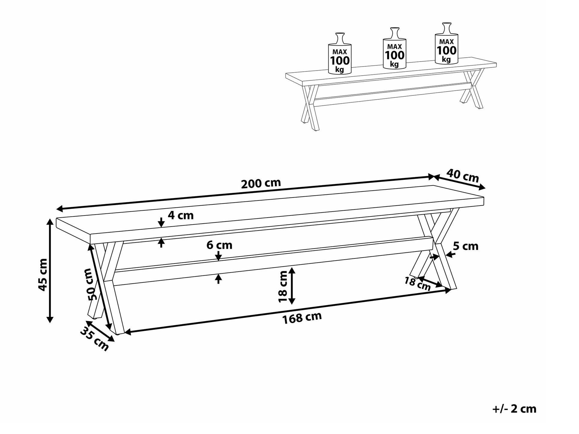 Lauko suoliukas Nolsoro 102 (Balta)