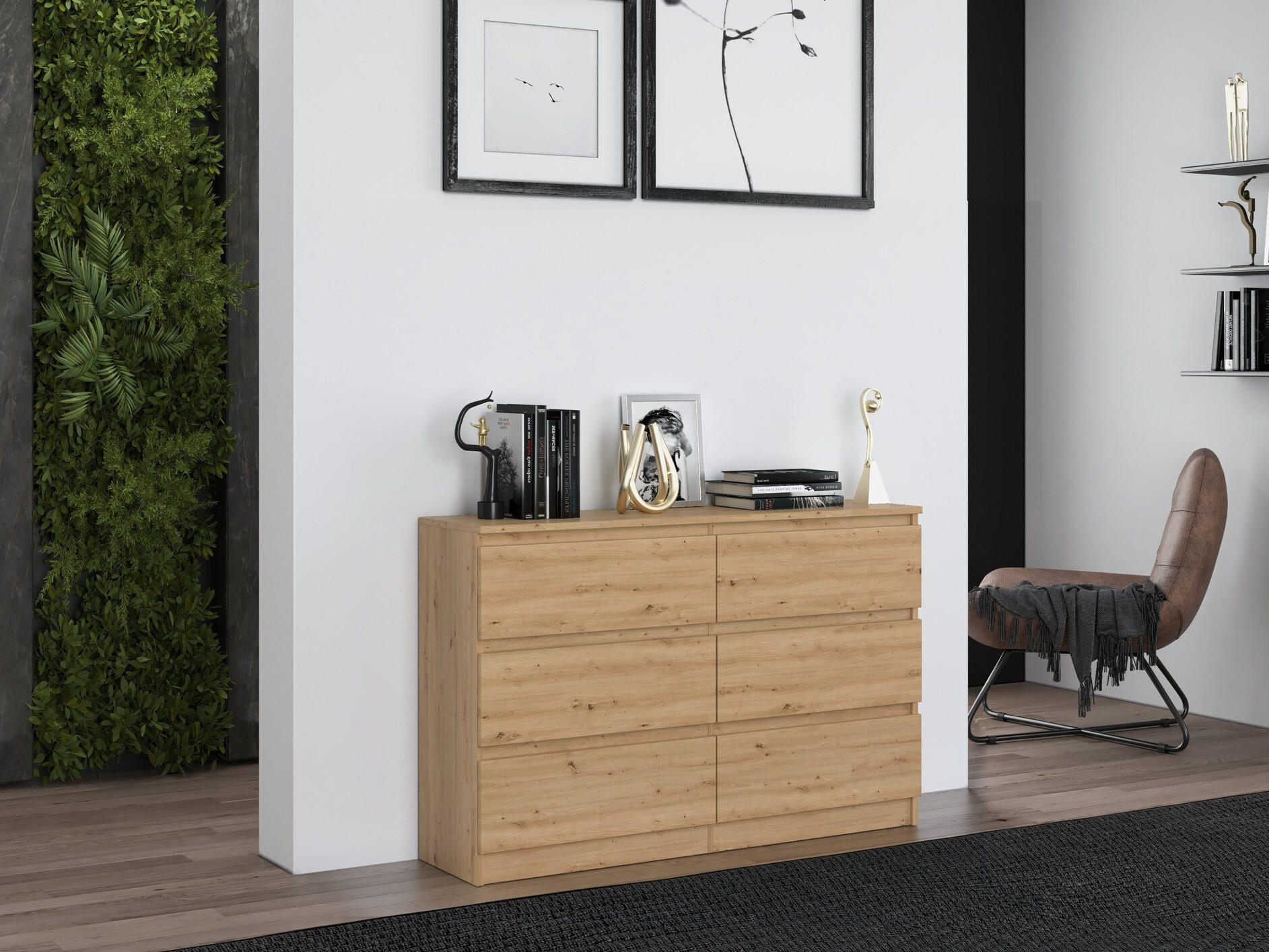 Komoda Elbvelu 103 (Artisan ąžuolas)